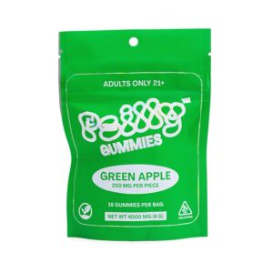 Psilly Gummies – Green Apple for psilocybin use in USA, Canada, and Australia