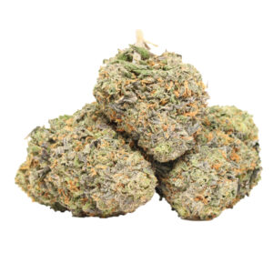 Cartel Kush indica buds with dense trichomes and earthy-sweet aroma