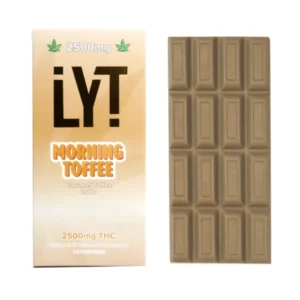 Buy LYT Morning Toffee Chocolate Bar 2500mg Online
