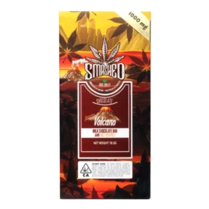 Buy Smashed Volcano Milk Chocolate Bar 1000mg Online