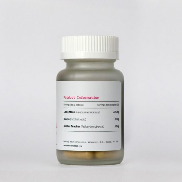 Neuro Botanicals (Brain Formula) Microdose Mushroom Capsules - Image 2