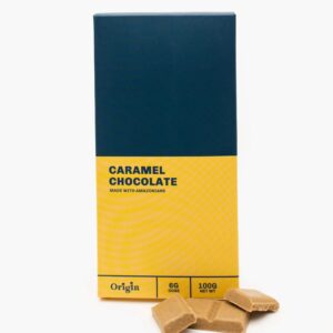 Caramel Mushroom Chocolate Bar for psilocybin use in USA, Canada, and Australia