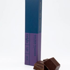 Golden Teacher Chocolate Bar for edible mushroom experience in USA, Canada, Australia
