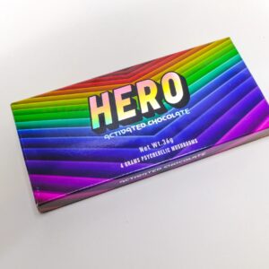 Hero Chocolate Bar Mushroom for edible psilocybin experience in USA, Canada, Australia