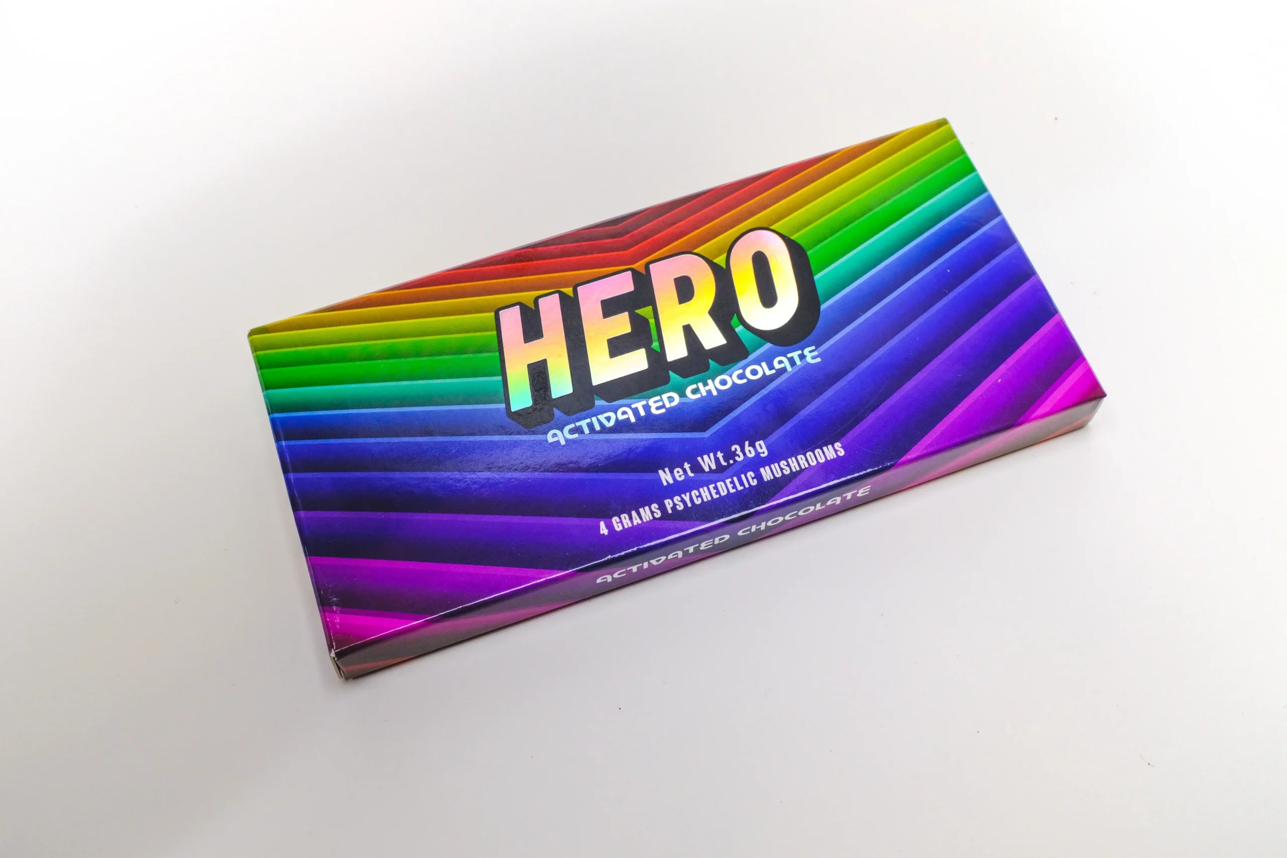 Hero Chocolate Bar Mushroom for edible psilocybin experience in USA, Canada, Australia
