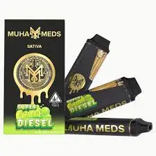Super Sour Diesel Disposable 1000MG - Muha Meds