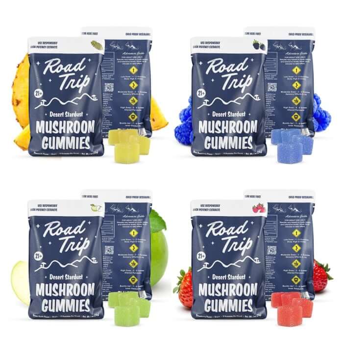 Road Trip Desert Stardust Mushroom Gummies - 8 Counts Per Pack