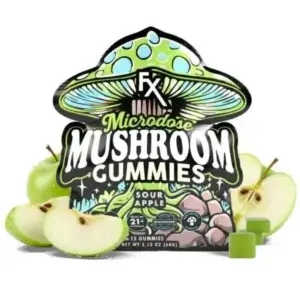 Microdose mushroom gummies-sour apple