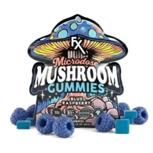 Microdose mushroom gummies-Blue Strawberry